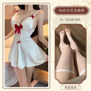 樂(lè )僖貝俫甜美公主風(fēng)深V領(lǐng)連衣裙成人cosplay 連衣裙+絲襪 均碼 默認