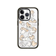 韓國代購CASETiF手機(jī)殼聯(lián)名毛絨絨星人貓咪頭像蘋果1615proamx保護(hù)套iphone14plus透明13promax可 黑邊黃白貓咪日常磁吸 Mags iPhone16pro