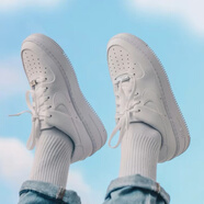 耐克（NIKE）休閑鞋女鞋夏季新款運動鞋AF1空軍一號厚底增高板鞋AR5339-100 AR5339-100純白色 35.5