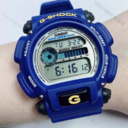 卡西歐（CASIO）電子手表經(jīng)典戶外多功能運(yùn)動(dòng)泥人軍表DW9052-1 GW-7900 DW-9052-2V藍(lán)色