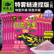 釣魚(yú)王新品特霧鰱二代大包裝450g鰱鳙餌料花白鰱餌料浮釣鰱鳙餌料 10包特霧鰱速捏二代草莓送大蒜精