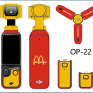 魅雅圖適用于大疆DJI Osmo pocket 3口袋靈眸貼紙DIY定制貼膜圖案保護(hù)膜 麥當(dāng)勞 Osmo pocket 3