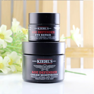 Kiehl's科顏氏男士淡紋緊實(shí)精華乳/面霜/眼霜 改善細紋修護送人送禮 緊實(shí)眼霜14ml+面霜50ml