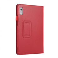 萬(wàn)浮生適用聯(lián)想異能者K30平板保護套12.6英寸全包防摔殼ErazerK30Pro支架套簡(jiǎn)約款翻蓋折疊外殼純色后殼 大紅色收藏送電容筆