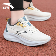 安踏（ANTA）飛揚(yáng)跑鞋男鞋2025秋季中考體測(cè)輕便舒適軟底網(wǎng)面透氣運(yùn)動(dòng)跑步鞋 粗麻灰/暮青灰-3 【網(wǎng)面透氣】 39 (6.5碼)