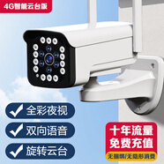 雅諾仕 無線網(wǎng)絡(luò)攝像頭連手機(jī)360度全景遠(yuǎn)程wifi家用網(wǎng)絡(luò)室外高清夜視監(jiān)控器智能語音對(duì)講防水防塵4G流量 4G終身流量（智能云臺(tái)+日夜全彩+高清夜視） 30天循環(huán)內(nèi)存卡