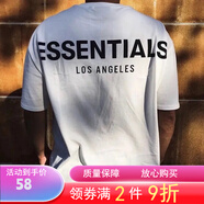 FEAR RICH OF FOGFEA OF GOD ESSENT洛杉磯限定3M反光短袖FOG高街情侶寬松T恤 白色 3XL