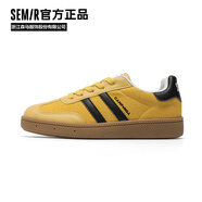 Semir女鞋德訓鞋女秋季薄底百搭時(shí)尚板鞋休閑鞋女SZY251006 芝士黃 35