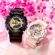 卡西歐（CASIO）情侶手表七夕對表男女gshock限量獨角獸運動電子表防水 【咨詢客服領券立省】1.GA-110GB