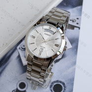 卡西歐（CASIO）手表男士石英表腕表皮表帶日歷商務MTP-1381L-7A MTP-1381D-7A