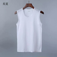 炙夏中年男士夏季純棉老式跨欄吊帶背心寬松中老年人內衣全棉汗衫青年 隨機特價(jià)一件 M 建議80-100斤