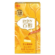 格力高（Glico）百醇Pejoy 注心巧克力味餅干棒休閑零食巧克力 芝士蛋糕味48g