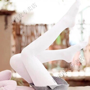 桑琴連體襪美女絲襪夏天女生連褲襪隱形無痕菠蘿襪防勾絲美腿光腿神器打底褲襪日系天鵝絨白色襪 白色連襪一條裝 l碼(身高130-150cm)