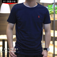 POLO SPORT RALPH LAUREN拉夫勞倫圓領(lǐng)t恤男2025夏季新款純棉薄款寬松T恤 深藍D-小標(biāo) M 建議(125-140斤