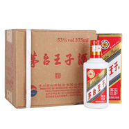 茅臺老酒 茅臺王子酒 尊享品鑒 53度 醬香型白酒 2018年 375mL 6瓶 原箱裝