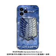 山頭林村適用于村進(jìn)擊的巨人手機殼自由之翼手機殼適用iPhone15promax小米14蘋(píng)果13 22-硅膠軟殼 vivo其他型號