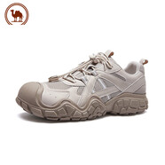 駱駝牌 戶外徒步登山鞋丑萌鞋男休閑運(yùn)動(dòng)鞋P14A245634杏色38