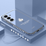 三星（SAMSUNG）原裝適用于三星A56手機(jī)殼A56 5G保護(hù)硅膠套A5660全包防摔galaxy直邊軟殼samsunga男女galaxya簡(jiǎn)約 【薰衣灰】側(cè)邊創(chuàng)意楓葉送全屏鋼膜+手繩 三星Gala