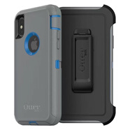 OTTER BOXotterbox防御者iPhoneX/xs手機(jī)殼蘋果xs max/xr全屏保護(hù)套適用于x 灰藍(lán) iPhoneXR