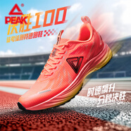 匹克（PEAK）態(tài)極跑鞋決勝100體考鞋網(wǎng)面跑鞋學(xué)生體測跑步鞋中考專業(yè)運(yùn)動鞋子 熒光水紅 41