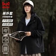貓人男女裝三合一加厚外套抓絨內膽情侶款夾克防水防雨戶(hù)外徒步登山服