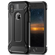暢頓（CHANGDUN）適用蘋果XS MAX手機(jī)殼iPhone5/6S/7/8plus防摔保護(hù)套SE加厚氣囊男 黑色 iPhone 5S