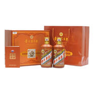 茅臺（MOUTAI）生肖紀念酒 53度 500ml 53%vol 飛天茅臺貴州醬香型白酒 收藏系列 375mL 2瓶 龍年禮盒裝