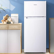 奧馬小冰箱1.1米家用小型125L出租房用宿舍二人用冷藏冷凍節(jié)能冰箱 1.13米 125L白色