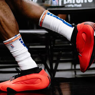 阿迪達斯（adidas）籃球鞋男鞋 夏新款Harden哈登8代實(shí)戰訓練緩震耐磨低幫運動(dòng)鞋 IG6588/紅/一號黑/金屬銀 41 (255mm)