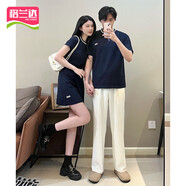 格蘭達不一樣的情侶裝一衣一裙夏裝t恤一男一女2025新款情侶裝 女裙 S