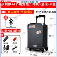 特美聲（TEMEISHENG）戶外廣場(chǎng)舞演出帶無(wú)線話筒大功率移動(dòng)音響藍(lán)牙K歌拉桿音箱 旗艦版帶遙控(內(nèi)置4節(jié)大電池)送U