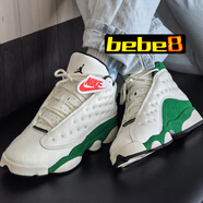 耐克（NIKE）bebe8【嚴(yán)選好物】AJ13 Air Jordan13 喬13 男女休閑運(yùn)動(dòng)鞋籃球鞋 白綠HQ0780-103 40