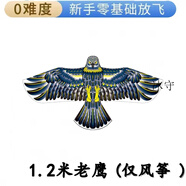 山頭林村驅(qū)鳥嚇鳥老鷹風(fēng)箏老鷹風(fēng)箏田園風(fēng)箏廠家直銷量大從憂 1.2米海雕炫 1.2米精品老鷹藍(lán)色(不帶線)