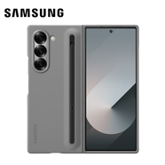 三星（SAMSUNG）Galaxy Z Fold6手機殼原裝纖巧S Pen保護殼原廠(chǎng)手機套保護套后殼 灰色-簡(jiǎn)約包裝-無(wú)原包裝- Galaxy Z Fold6