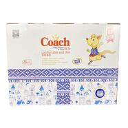 佧奇6.0版享薄Coach紙尿褲嬰兒尿不濕輕薄柔軟透氣干爽新生兒男女卡布 S號112片