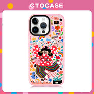 TSCASE適用蘋果16手機殼新款15promax磁吸手機殼Magsafe充電iPhone15Pro 美好的磁吸殼透粉 iPhone16pro
