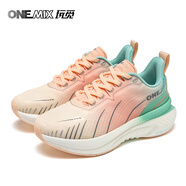 玩覓（ONEMIX）避震跑步鞋厚底慢跑網(wǎng)面透氣訓(xùn)練鞋戶(hù)外運(yùn)動(dòng)鞋情侶鞋