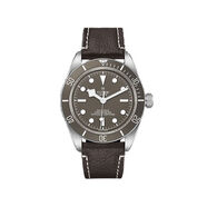 帝舵（TUDOR）碧灣 瑞士手表 皮帶灰盤 機(jī)械男表 39mm M79010SG-0001