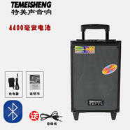 特美聲特美聲8寸廣場(chǎng)舞音響大功率戶(hù)外音響便攜式拉桿移動(dòng)手提插卡音箱 藍牙標配版4400毫安