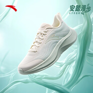 安踏漫步2輕便跑鞋女鞋減震網(wǎng)面透氣耐磨運動鞋軟底舒適慢跑鞋
