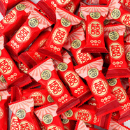 徐福記牛軋糖500g黑芝麻花生味牛軋奶糖新年糖辦公室休閑糖果 喜字酥心糖黑芝麻味500g