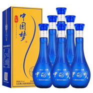夢(mèng)星緣洋河鎮藍瓶經(jīng)典 濃香型白酒 52度 500mL 6瓶 中國夢(mèng)6A