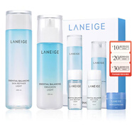 蘭芝（LANEIGE）韓國套裝水乳2件套面霜精華套盒男女護(hù)膚品禮盒學(xué)生七夕禮物 水衡清盈水乳5件套【油性肌膚】