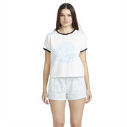 Volcom 女式 Maybe 短袖嬰兒戒指 T 恤 星白色 Small