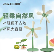 中聯(lián)電風(fēng)扇落地扇家用臺(tái)式客廳立式辦公室學(xué)生宿舍臥室FSD-50C 中聯(lián)落地扇50C-綠色 50C