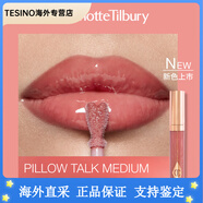 Charlotte TilburyCT唇釉水光膠原潤唇蜜口紅女唇彩鏡面水光枕邊話(huà)新年禮物 PILLOW TALK MEDIUM 枕邊話(huà)中粉
