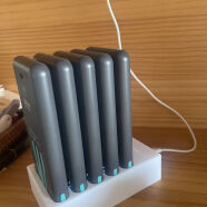 貓漫尖【可上飛機高鐵】怪獸共享充電寶家用充電倉 充電器 充電樁 免掃碼 自用改裝機柜 套裝版一【充電器x底座x5個9新寶】 5000毫安22.5W