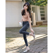 mt【小鳥(niǎo)腿上線(xiàn)】春季輕盈高彈九分小腳褲緊身包容舒適女式牛仔褲