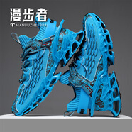 漫步者典藏版【MBZ聯(lián)名款丨官方名品】 高級定制限量刀鋒戰(zhàn)士休閑男鞋 MBZ定制丨湖藍(lán)色丨官方限定 41
