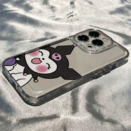 班美蘿卡通庫洛米巴庫透明手機殼適用iPhone15promax情侶保護套蘋(píng)果11121314pro硅膠清水小米121314Ultra 透明-Q13庫洛米 天使眼加高 iPhoneSE(第三代)
